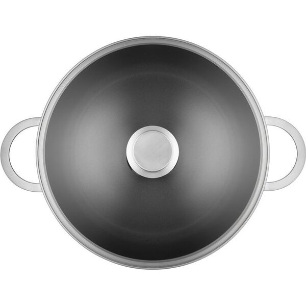Patelnia Ballarini Patelnia głęboka non-stick z 2 uchwytami i pokrywką Ballarini Ancona
