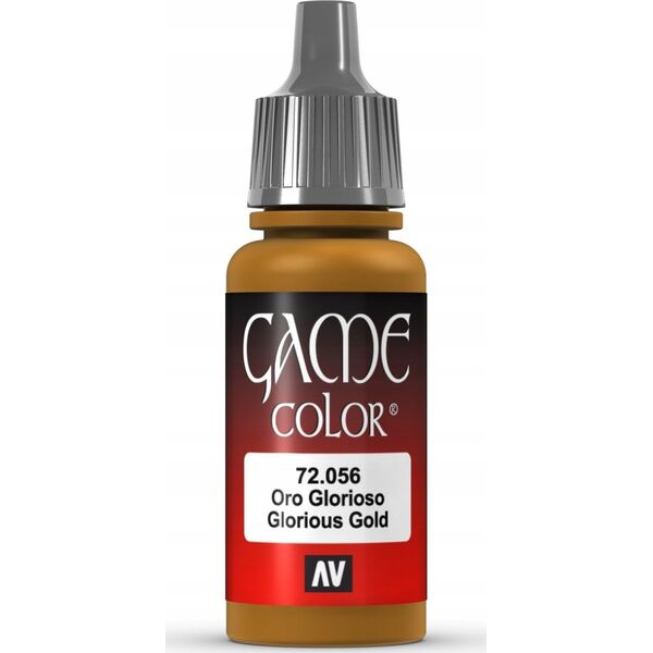 Vallejo Vallejo: 72.056 - Game Color - Metallic - Glorious Gold (18 ml)