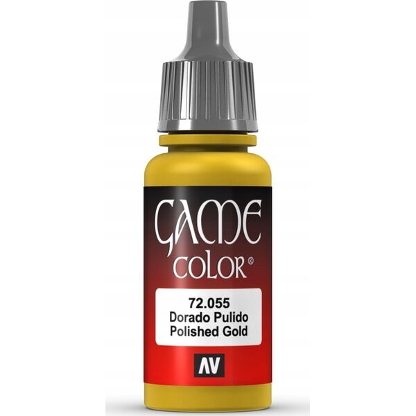 Vallejo Vallejo: 72.055 - Game Color - Metallic - Polished Gold (18 ml)