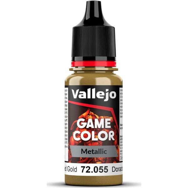 Vallejo Vallejo: 72.055 - Game Color - Metallic - Polished Gold (18 ml)