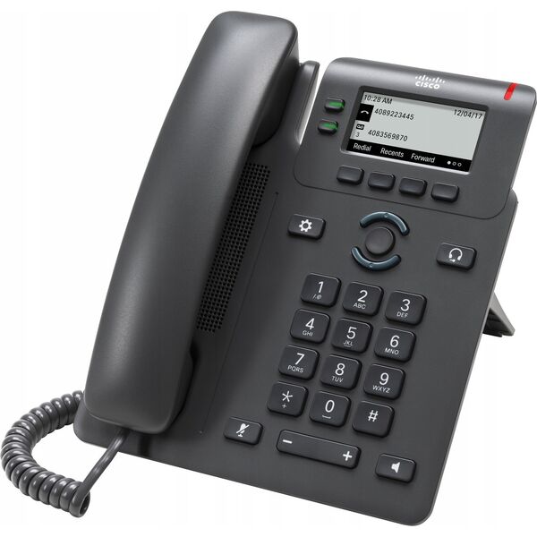 Telefon Cisco Cisco 6821 telefon VoIP Czarny 2 linii
