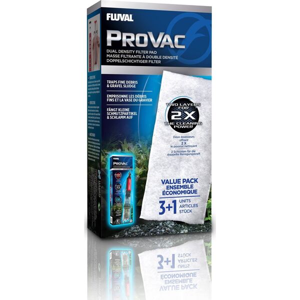 Fluval Wkładki filtrujące do odmulacza Fluval ProVac, 3+1 szt