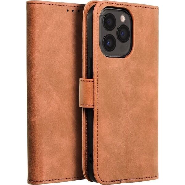ForCell Kabura Forcell TENDER Book do IPHONE 13 PRO brązowy