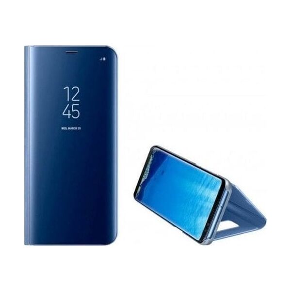 New Sleep Case etui do Samsung Galaxy S25 Ultra pokrowiec z klapką i podstawką - niebieskie