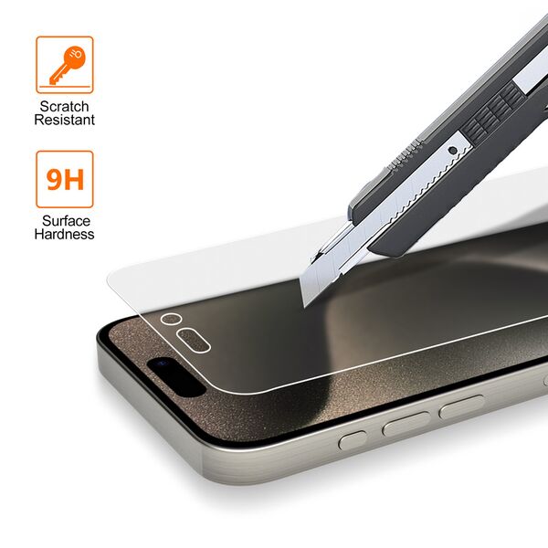 Vmax tempered glass 0.33mm clear glass for iPhone 16 Plus 6,7" matte 6976757303920