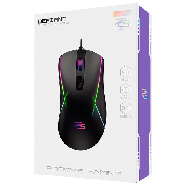 Proove mouse Gaming Defiant black 6901111553352