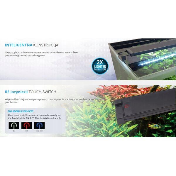 Fluval Fluval LED Φωτισμός φυτού, 38-61cm, 22W 8039245 15561145206