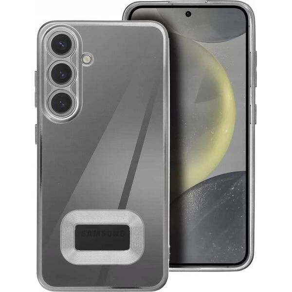 OEM Futerał GLAM do XIAOMI REDMI 13C srebrny
