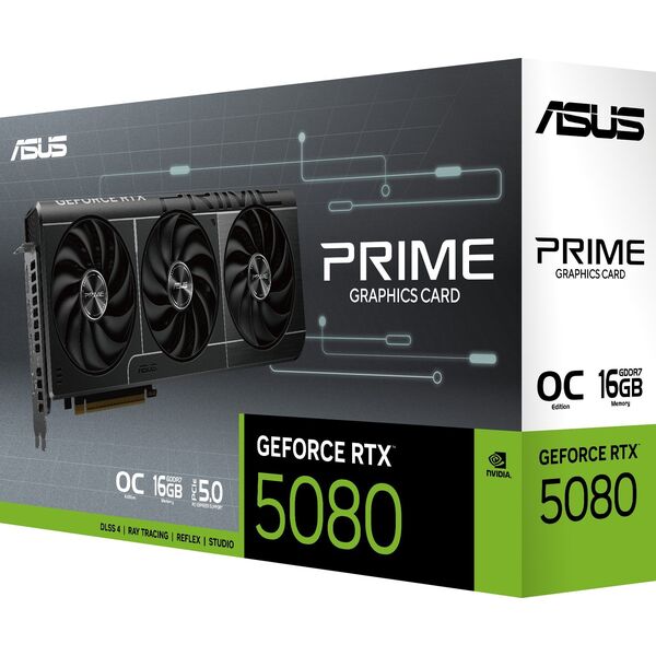 Karta graficzna Asus Prime GeForce RTX 5080 OC 16GB GDDR7 (PRIME-RTX5080-O16G)