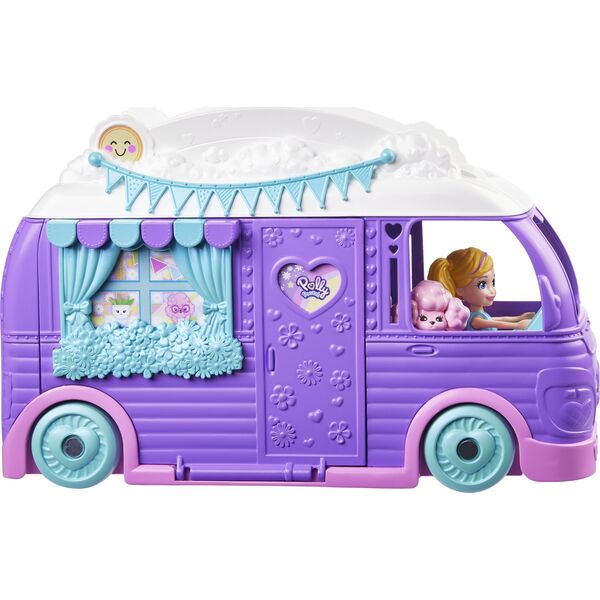 Polly Pocket - Glampingowy Van Kamper + laleczka + akcesoria JCC32
