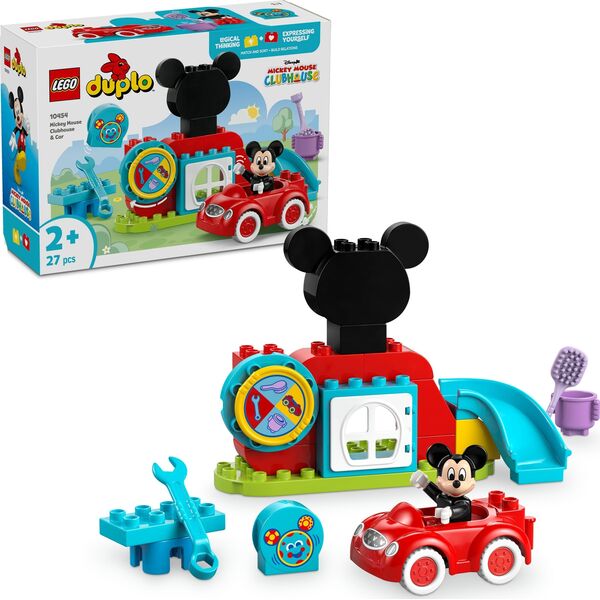 Duplo Klub przyjaciół Myszki Miki i samochód (10454)