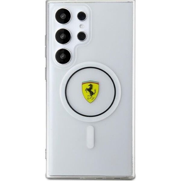 Ferrari Ferrari FEHMS24LU3CLK S24 Ultra S928 black/black hardcase IML Transp Inner Circle Line MagSafe