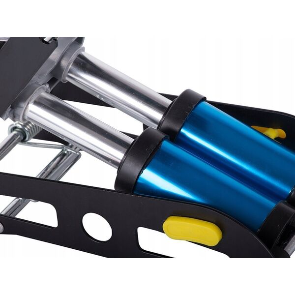 Kompresor samochodowy Verk Car foot pump twin piston end caps bicycle auto for balls mattress