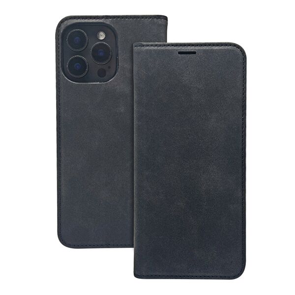 Smart Suede case for Samsung Galaxy S25 Plus black 5906961962355