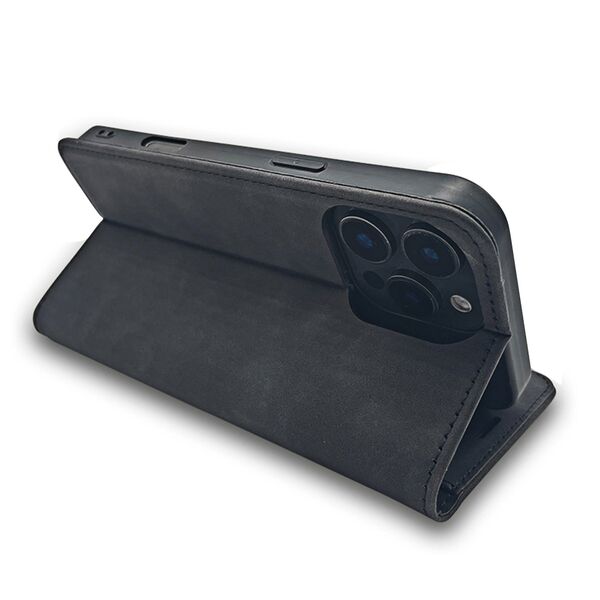 Smart Suede case for Samsung Galaxy S25 Plus black 5906961962355