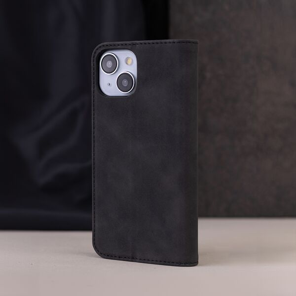 Smart Suede case for Samsung Galaxy S25 Plus black 5906961962355