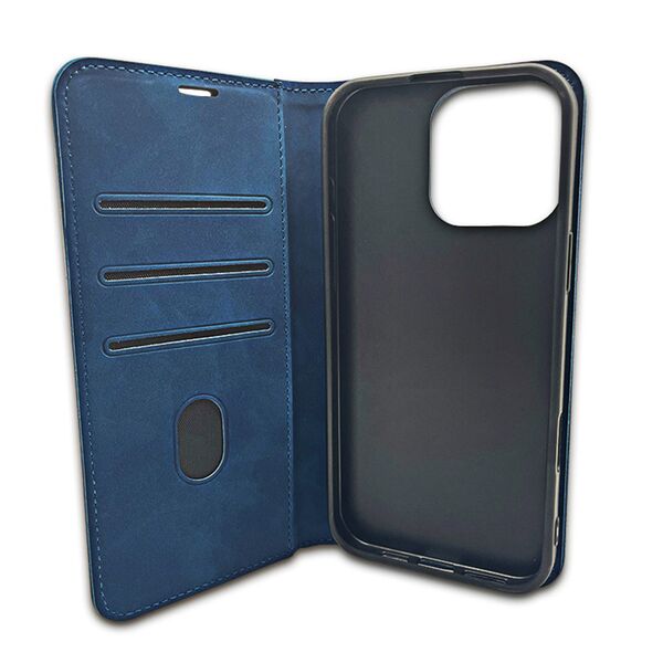 Smart Suede case for Samsung Galaxy S25 Ultra navy blue 5906961962409