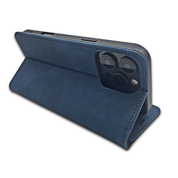 Smart Suede case for Samsung Galaxy S25 Ultra navy blue 5906961962409