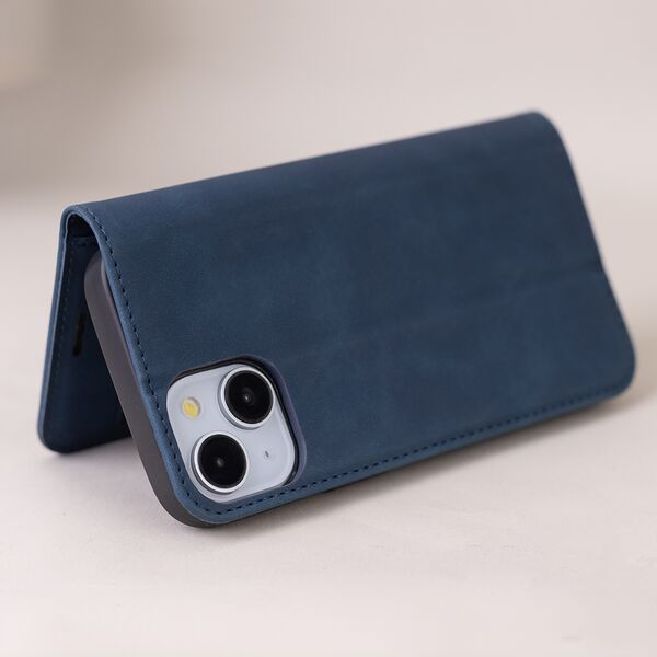 Smart Suede case for Samsung Galaxy S25 Ultra navy blue 5906961962409