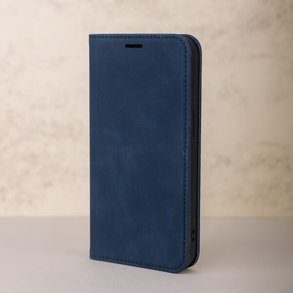 Smart Suede case for Samsung Galaxy S25 Ultra navy blue 5906961962409