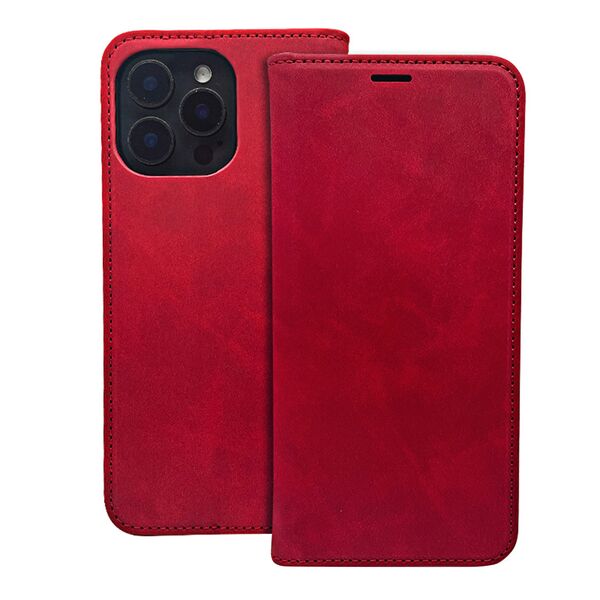 Smart Suede case for Samsung Galaxy S25 Plus red 5906961962430