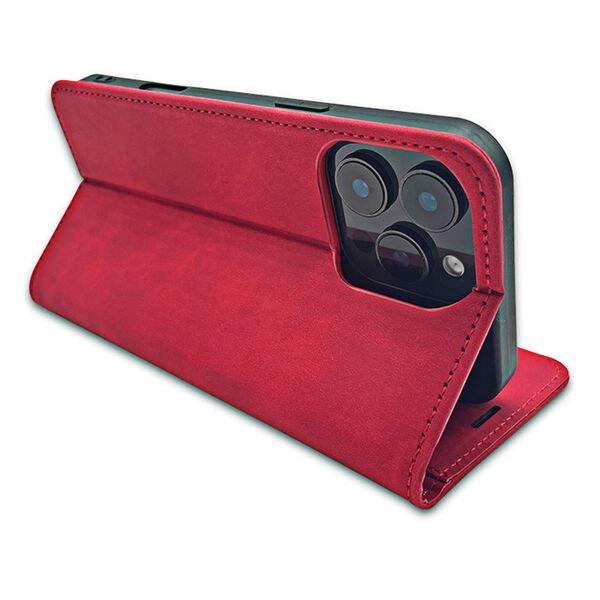 Smart Suede case for Samsung Galaxy S25 Ultra red 5906961962447