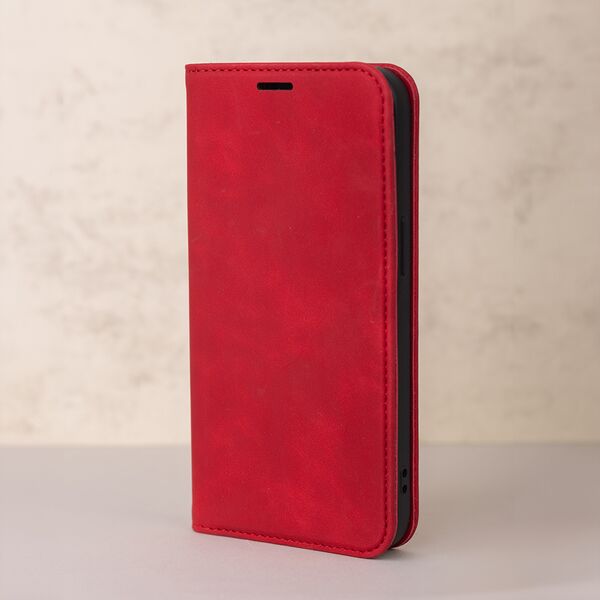 Smart Suede case for Samsung Galaxy S25 Ultra red 5906961962447