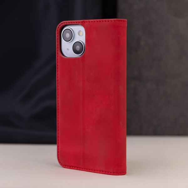 Smart Suede case for Samsung Galaxy S25 Plus red 5906961962430