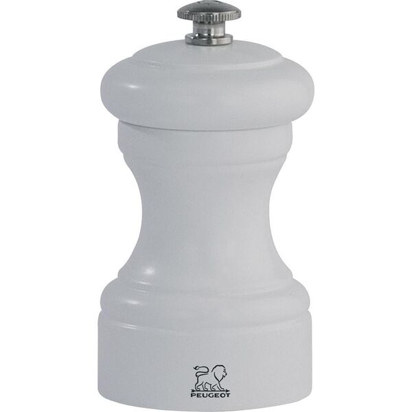 Młynek do przypraw Peugeot Młynek do soli 10 cm Peugeot Bistro biały mat