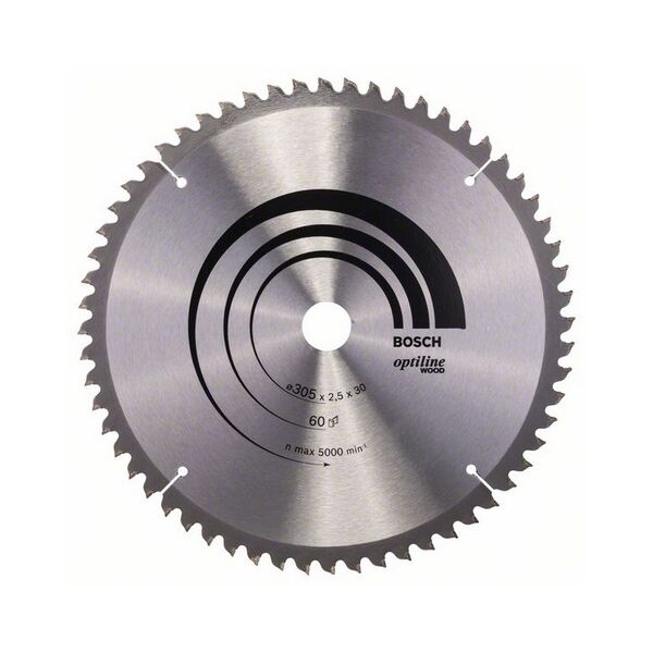 Bosch Tarcza pilarska Optiline Wood 305 x 30mm 60z (2608640441)