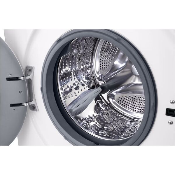 LG Washing Machine | F4X1008NWK | Energy efficiency class A | Front loading | Washing capacity 8 kg | 1350 RPM | Depth 56 cm | Width 60 cm | LED | Steam function | Direct drive | Wi-Fi | White one size