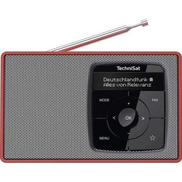 TechniSat Digitradio 2 DAB+ Radio red/silver