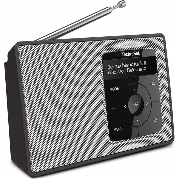 TechniSat Digitradio 2 DAB+ Radio black/white