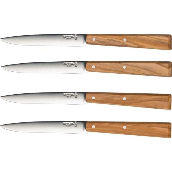 Opinel Opinel Set of 4 table knives Bon Appetit South Olive Wood No 125