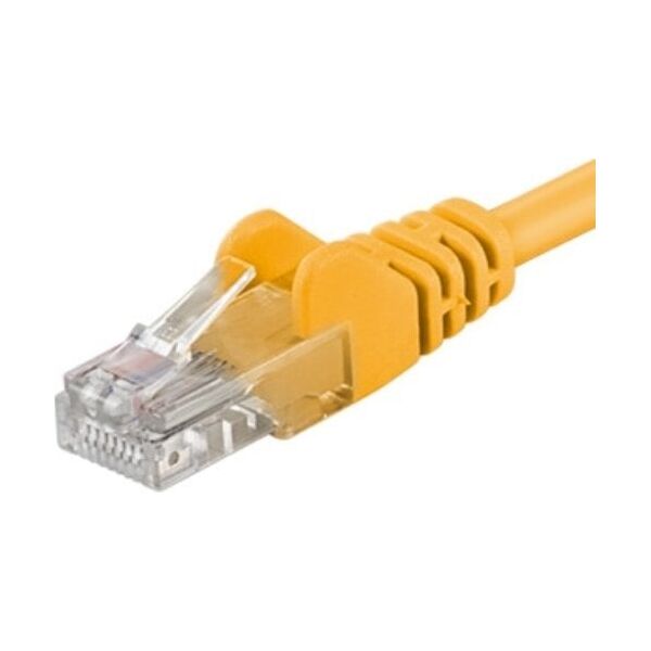 PremiumCord PREMIUMCORD Καλώδιο Patch UTP RJ45-RJ45 CAT5e 15m κίτρινο