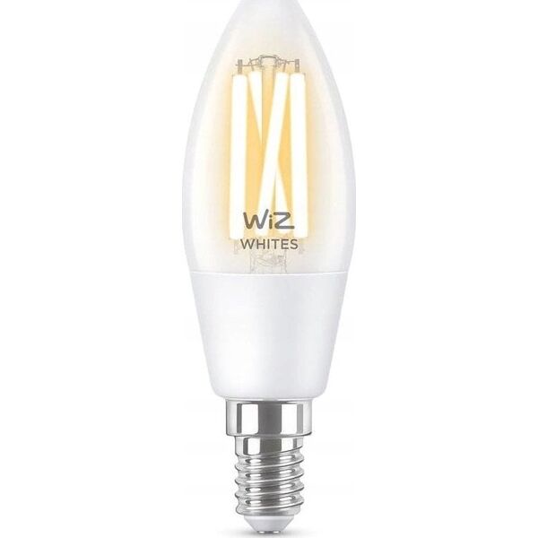 Signify WiZ Filament 40W E14 Kerzenform Clear Einzelpack