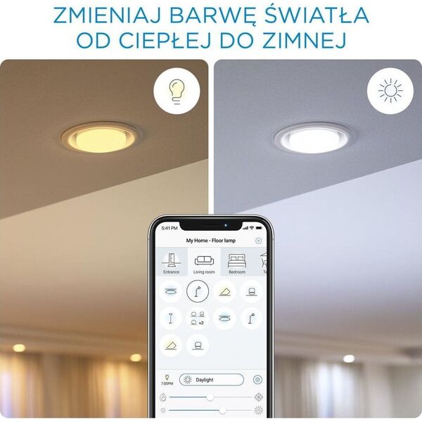 Signify WiZ Filament 40W E14 Kerzenform Clear Einzelpack