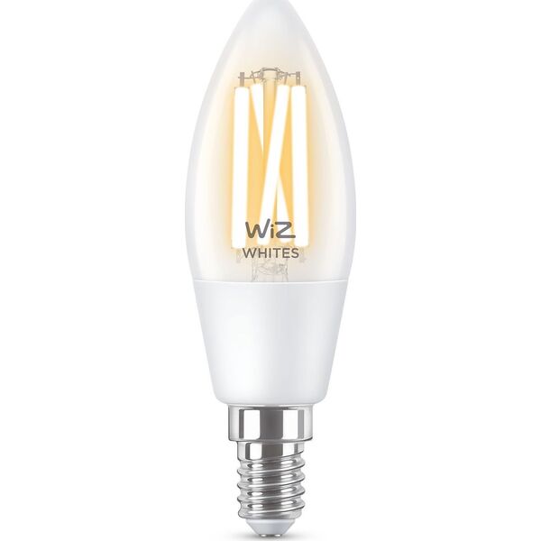 Signify WiZ Filament 40W E14 Kerzenform Clear Einzelpack