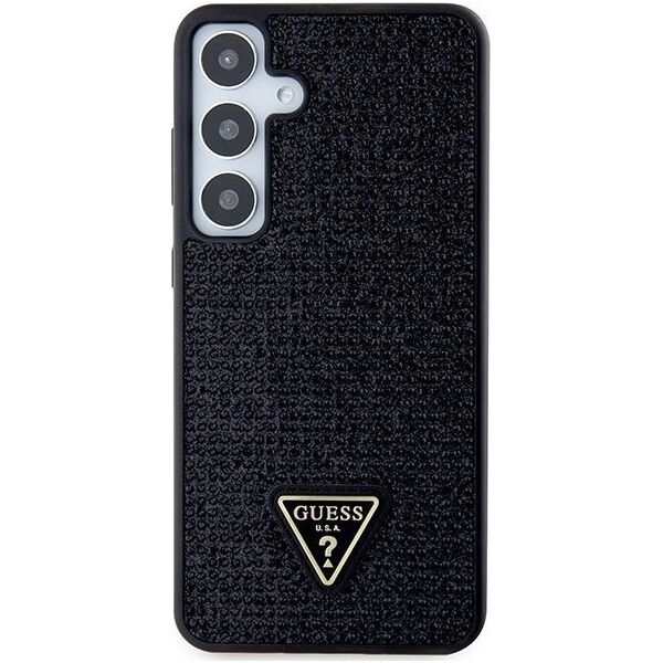 Guess Guess GUHCS24MHDGPPK S24+ S926 czarny/black hardcase Rhinestone Triangle