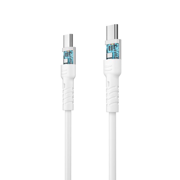 Forever Core High Power cable USB - USB-C 2,0 m white 100W for GaN 5900495828996