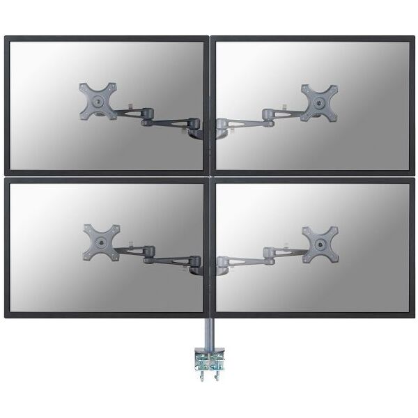 Neomounts Uchwyt biurkowy na 4 monitory 10" - 27" (FPMA-D935D4)