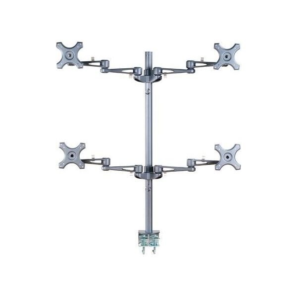 Neomounts Uchwyt biurkowy na 4 monitory 10" - 27" (FPMA-D935D4)