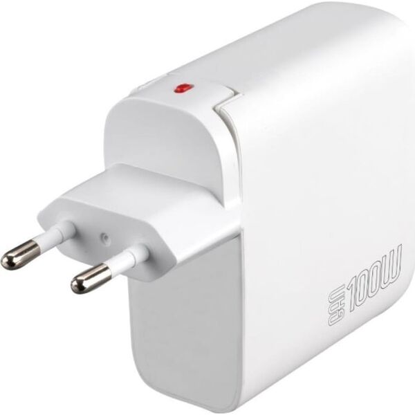 Φορτιστής 4smarts 4smarts Ladegerät GaN Flex Pro 100W 3 USB-C+1 USB-A, λευκό 13358999 4252011903870