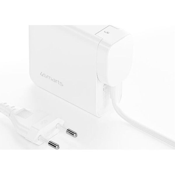 Φορτιστής 4smarts 4smarts Ladegerät GaN Flex Pro 100W 3 USB-C+1 USB-A, λευκό 13358999 4252011903870