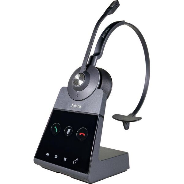 Słuchawki Agfeo AGFEO Headset Engage 65 Mono Gespr�chszeit von bis zu 13 Stunden inkl. Schnell-Lade Funktion integriertes Busylight 150 m Reichweite