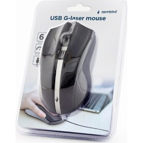 Mysz Gembird Mysz USB z G-laserowym sensorem