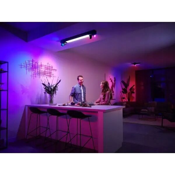 Philips Hue White&Col. Amb. Centris Spot 4flg schwarz V2