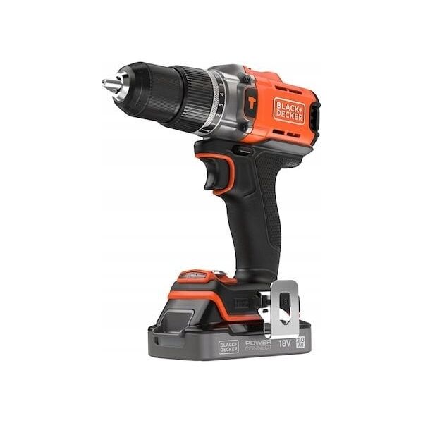 Black&Decker Akku-Schlagbohrschrauber BCD383D1XC 2Ah 18V