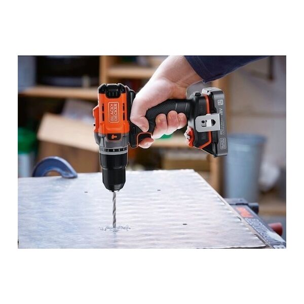 Black&Decker Akku-Schlagbohrschrauber BCD383D1XC 2Ah 18V