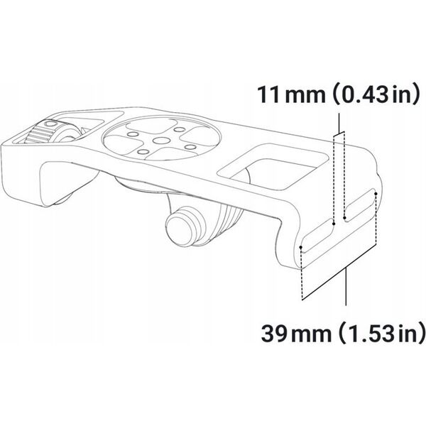 ACTION CAM ACC BIKE MOUNT/INDEPENDENT CINSCAVT INSTA360